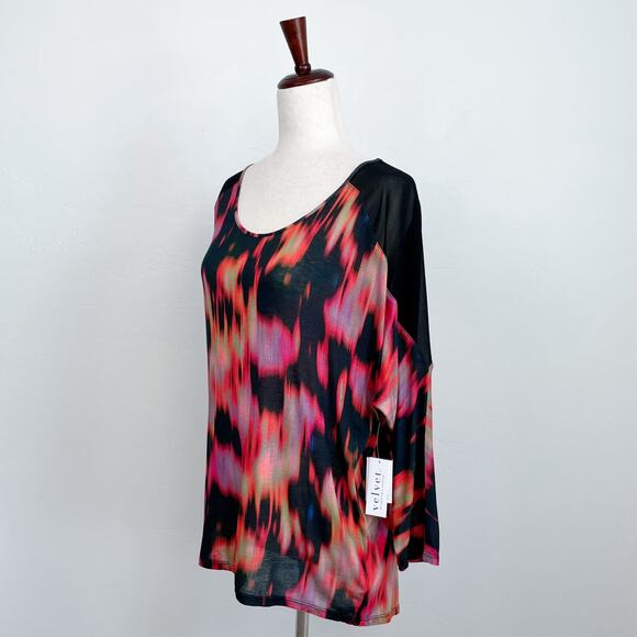 Velvet By Graham & Spencer Scoop Neck Dolman Top NWT - Picture 4 of 9